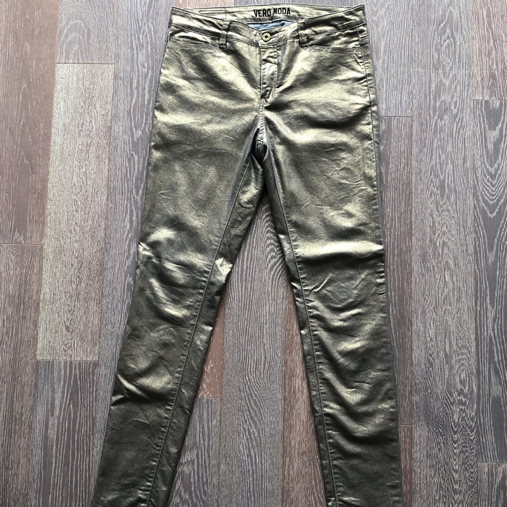 GOLD JEGGINGS